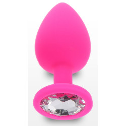 ANAL PLAY TOYJOY Plug Bijou Diamond Booty L 9 x 4cm Rose